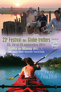 Affiche du 23e Festival Globe-trotters