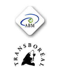 Logos de l'association ABM et de la maison d'édition Transboréal