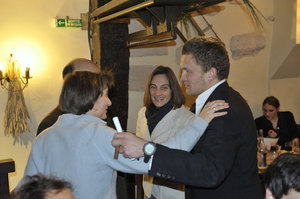 Ga&euml;le de La Brosse, Zakaria Nana, St&eacute;phanie Tesson et Sylvain Tesson &copy; Photo Yvon Bo&euml;lle