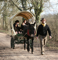 La famille Cortès en route vers Rome © photo Édouard Cortès