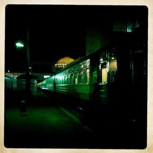La gare d'Irkoutsk de nuit la veille du d&eacute;part pour Vladivostok &copy; photo Collectif ZOU
