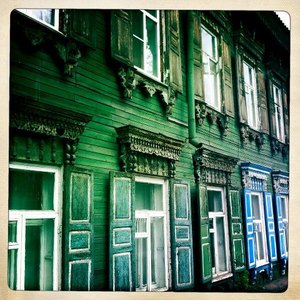 Les vieilles maisons d'Irkoutsk &copy; photo Collectif ZOU